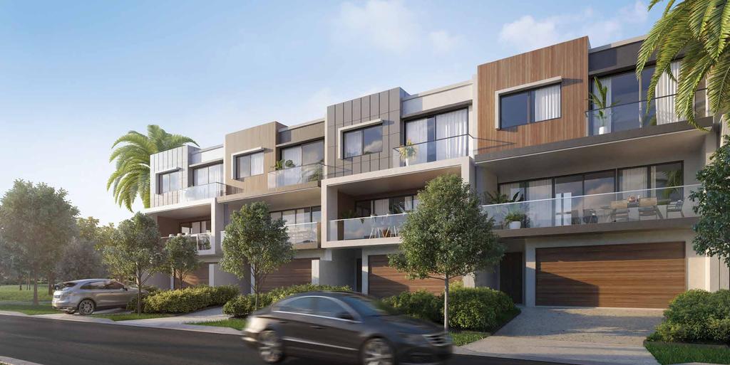 Discover the perfect design for you Introducing Park Cove s Parkside Terraces, thirty one, 3 & 4 bedroom architectural residences inspired by their surrounds and designed to complement their premium
