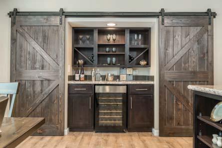 Beverage Center and 36 Solid Wood