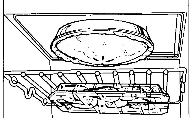 Several small bowls of leftovers may be heated in the same way, stirring and reversing positions after half of time. I Two frozen individual entrees (5 to 7 oz. each) or two TV dinners (10 to 12 oz.