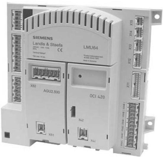 Boiler Controller Mounted Options. OCI420 LPB Cascade Communication Clip. For use when control is provided via a RVA47 Cascade Manager or RVA63 Controller.