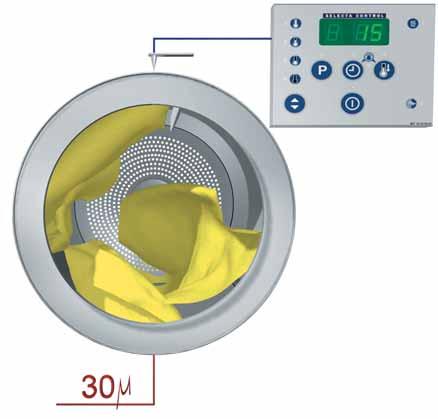 Selecting a tumble dryer with the RMC feature enables you to stop the drying cycle at specific moisture levels from 0-30 percent moisture.