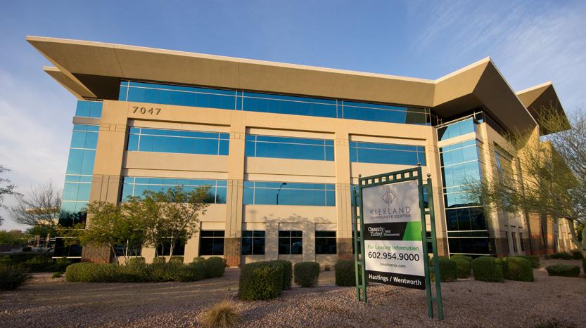 Kierlan Corporate Center I 7047 Greenway Parkway Scottsale, Arizona Builing Features: Square Footage: ±109,811 SF Operating Expenses: Base Year Floors: 4 Loa Factor: 13.