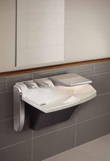 Advocate s basins are available in Terreon or TerreonRE solid surface material.
