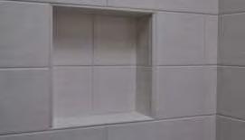 Able to hold soap, shampoo etc No need for shower shelves, easy to