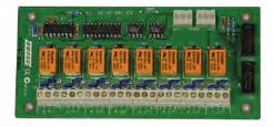 capacity available on a 128/128 I/O and 16/16 I/O module Relative Humidity 24 VDC 5 ma (Serial Relay Board) -5 C to 55 C (no icing) 190 grams SPX 8-Way 5A O/P Relay 159-0013 Rack 8-Way 5A O/P Relay