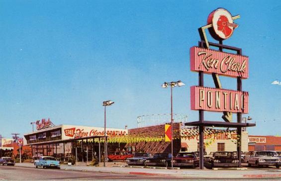 EXAMPLE: Before, Ken Clark Pontiac, Crenshaw Boulevard at