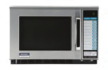 Heavy-Duty Microwave Ovens BUILT FOR THE DEMANDS OF THE TOUGHEST KITCHEN Cook It Fast, Cook It Right Heavy-duty microwave ovens from Sharp are built for volume use and speed cooking.