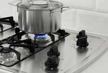 cook. One powerful burner with 15,000 BTU, generating high heat needed for rapid boiling, searing and frying.