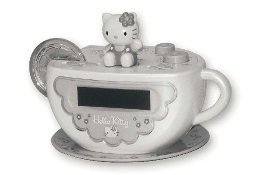 TEA CUP SHAPED CLOCK RADIO WITH NIGHT LIGHT OWNER'S MANUAL KT2055 CAUTION :
