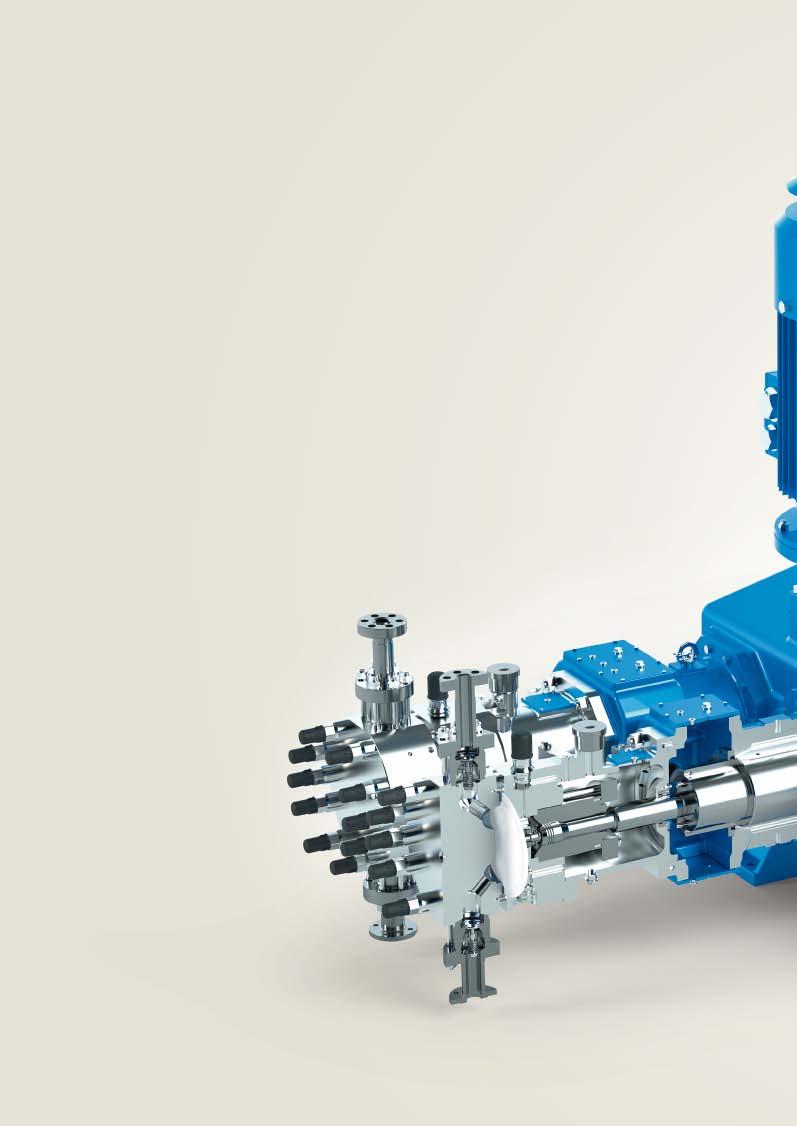 14 LEWA process diaphragm pumps Technology For compactness and safety. The LEWA triplex technology. LEWA triplex is a hydraulically actuated process diaphragm pump.