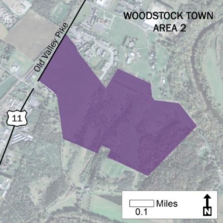70 Urban Development Areas Woodstock Town UDA Needs Profile: Area 2 The Town of Woodstock has designated two UDAs within their jurisdiction.