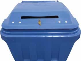 8 H 68 Gallon 40 lbs OT095 Large Recycling Cart 26 3 8 x33 3 4 x46 3 8 H 95 Gallon 47 lbs OT020 2 Yard Recycling/Waste Dumpster 80 x41 x55 H 2 Cu. Yds.