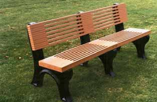 Recycled plastic lumber benches are built to last, and are