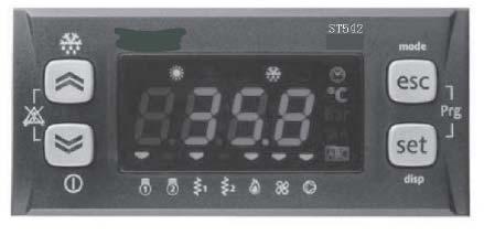 Standard Controller 1. Standard Controller ST542 It is built-in with the chiller at the factory.