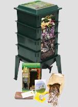 Outdoor Bins In-the-soil bins provide shelter in all seasons. The surrounding soil moderates bedding temperature. Avoid full Summer sun locations.