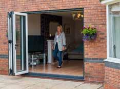Before The Imagine Bi-Fold Door makes an attractive alternative to a traditional sliding patio door; completely