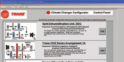 Trane analysis and design tools Trane has comprehensive analysis and design software tools to provide whole building analysis, acoustical design