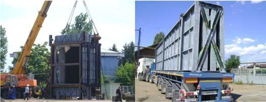 radiation, convection, stack, FGD and accesses (240 tons), welding of radiant and convection coils