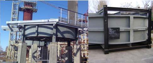 stack, FGD and accesses (265 tons), welding of radiant and convection coils (1050 BW TP321, A106),