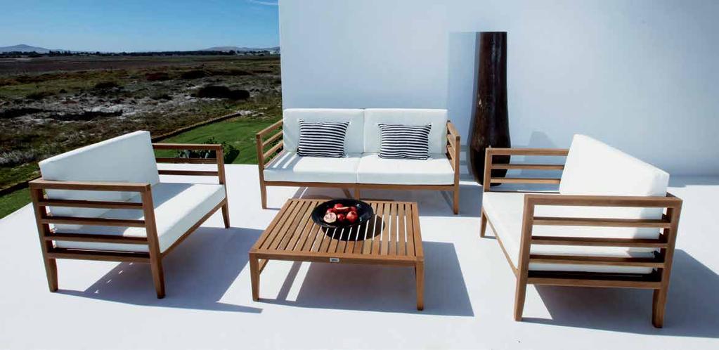MALIBU The Malibu range with its clean cubic design lends itself to the most contemporary of outdoor settings.