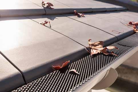 GUTTER guard HOW IT WORKS never clean your gutters again Gutter Guard links from under your first row of roof tiles to the front of the gutter to create a sloping surface which prevents the intrusion