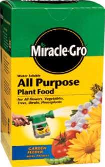 Liquid fertilizers (Miracle Grow, Compost tea, Fish Emulsion) = fast food, quick