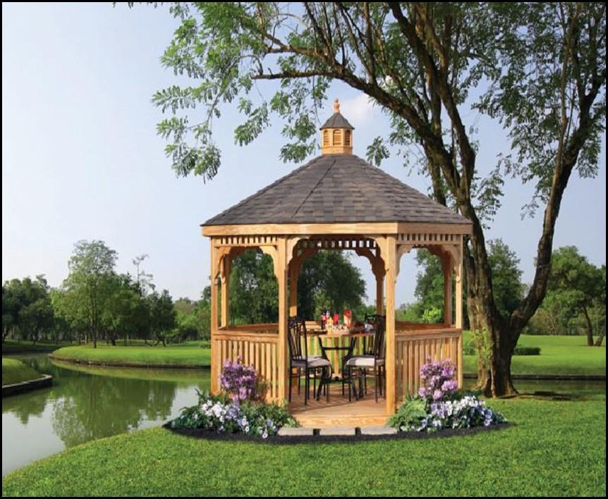 Octagon Pressure Treated Gazebo Features #1 Pressure Treated Lumber Cupola Additional Receptacles (ea.) $128 Removable Post (ea.