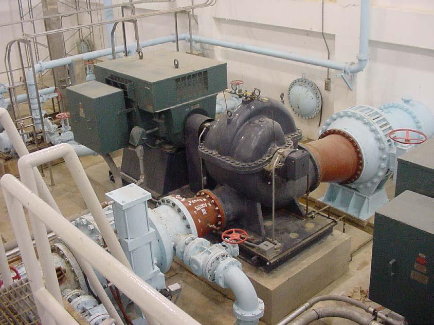 USE STAGE PUMPING Pumping determines the use phase power requirements for different pipe materials.