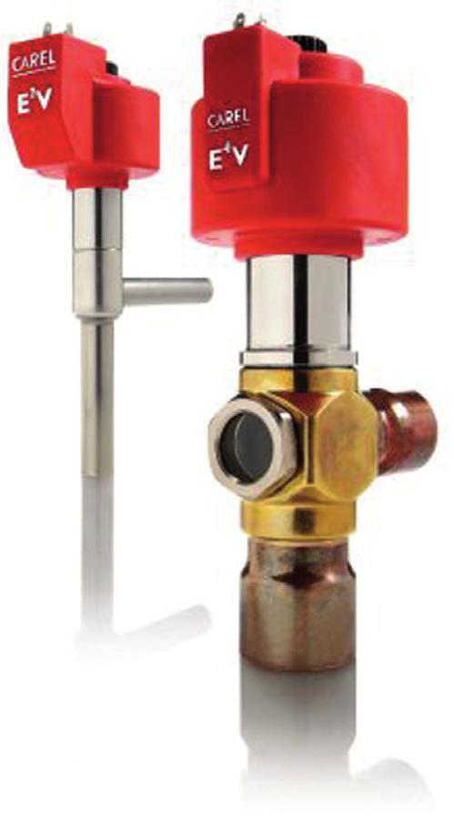 Electronic thermostatic valve (standard) Using this accessory is particularly suitable on units having to operate in very variable heat load conditions, with strong differences of outdoor air