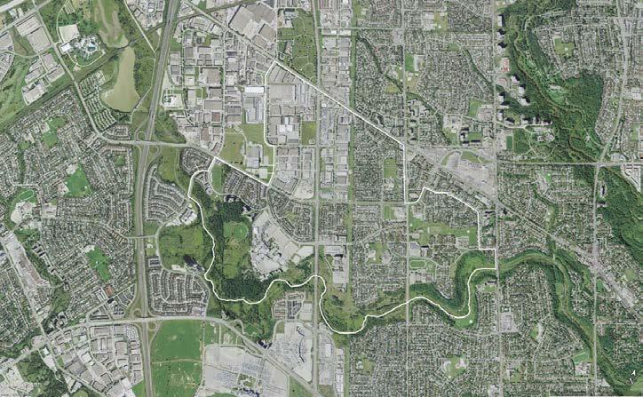 Enhance connections and promote access to ravines within the submarket area.