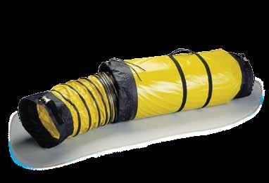 Temperature Range 20 F 180 F Bag-O-Duct Available in 25' length, this duct hose, made of flexible light-duty vinyl, woven