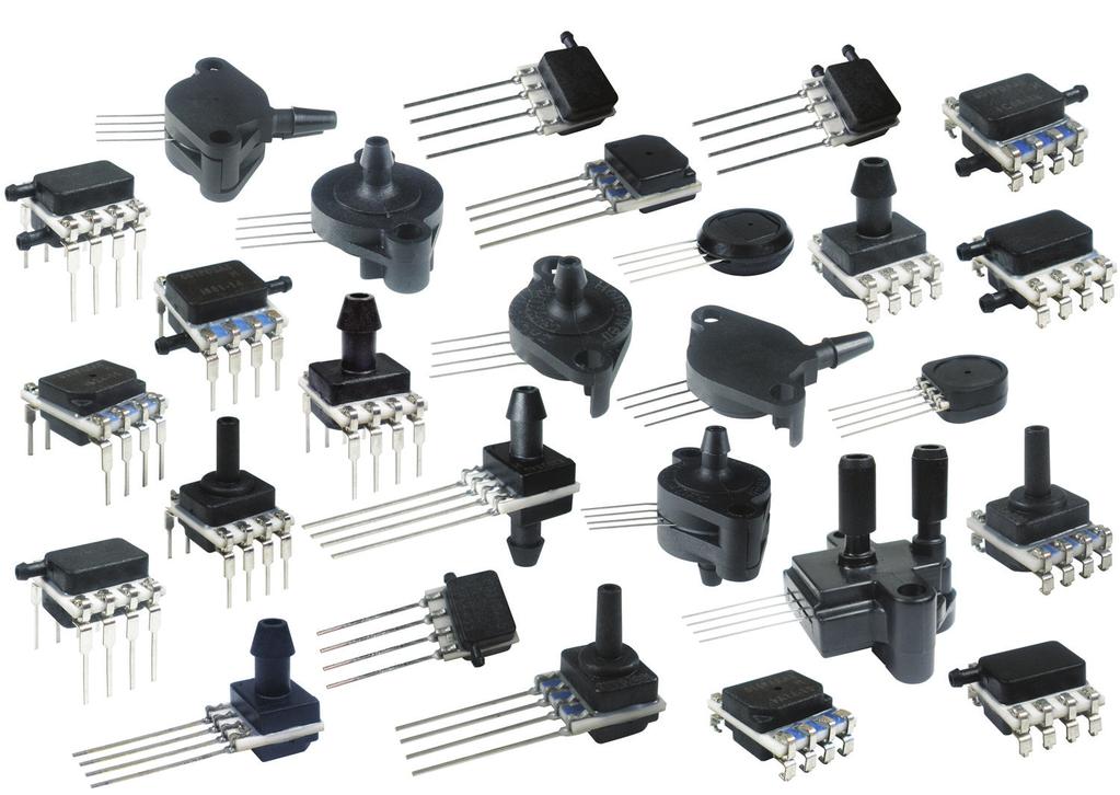 PRESSURE SENSORS Low Pressure Board Mount and Ultra-Low Pressure Board Mount: TruStability Board Mount Pressure Sensors (HSC Series and SSC Series) are designed to measure air