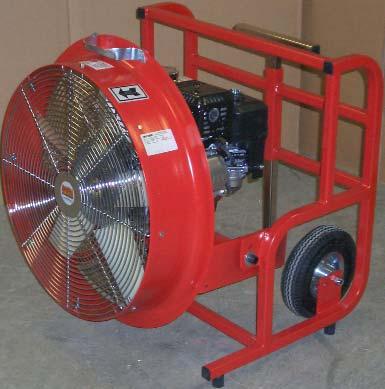 POSITIVE PRESSURE VENTILATORS PGB - GASOLINE MOTOR The FANTRAXX Positive Pressure Blower is a high volume fan used to pressurize a burning structure in order to force the smoke out.