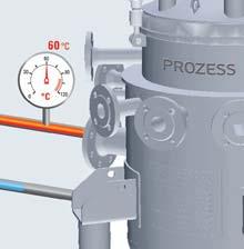 Precise pressure and temperature control and effective steam cooling ensure a