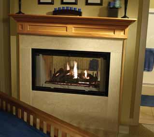 Savor a traditional wood fire from countless angles and incorporate this functional focal point into your home.