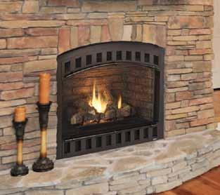 Gas single-side fireplaces Heirloom The Heirloom offers authentic masonry looks without the cost of a sitebuilt masonry fireplace.