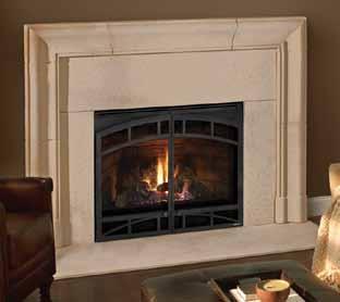 Available in viewing area widths of: 30", 33", 36", 42" Gas single-side fireplaces IntelliFire (IPI) Top/Rear DV, BV Optional Optional Optional Novus nxt Heatilator has expanded the Novus platform,
