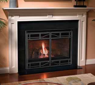A 69% AFUE rating, 5-step flame height adjustment and smart technology deliver ultimate convenience for this stunning fireplace.