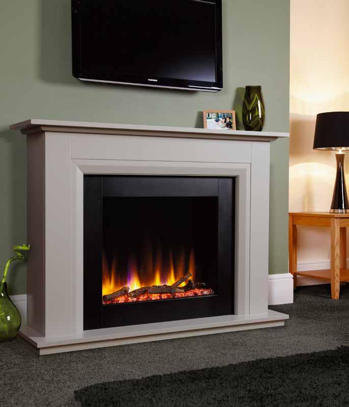 ultiflame vr elara suite igh quality Premier board surround Virtual flame - Real fire experience