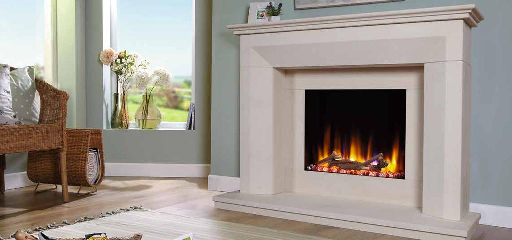 atch the video ultiflame vr lille suite ( x x ) 765mm x 1300mm x 270mm Mantle x 380mm earth 1300 270 Portuguese Limestone Surround Virtual flame - Real fire experience Crystal embers & realistic log