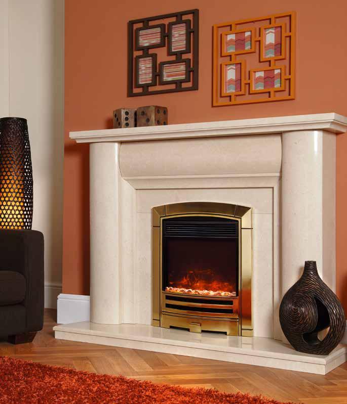 electriflame xd decadence Solid Cast Iron Fascia Advanced 3 Technology to create an extra deep 3 effect Relaxing, smoky, full depth