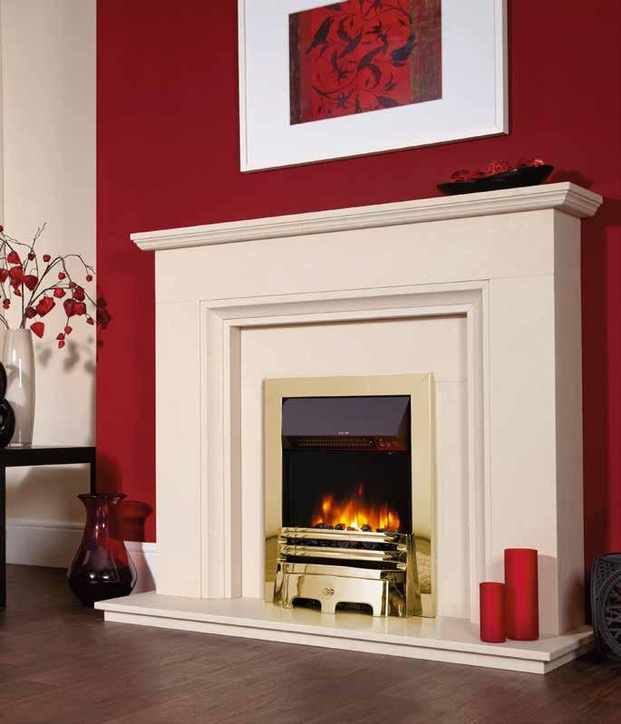 accent traditional in Brass accent traditional Beautiful Ribbon Flame Effect