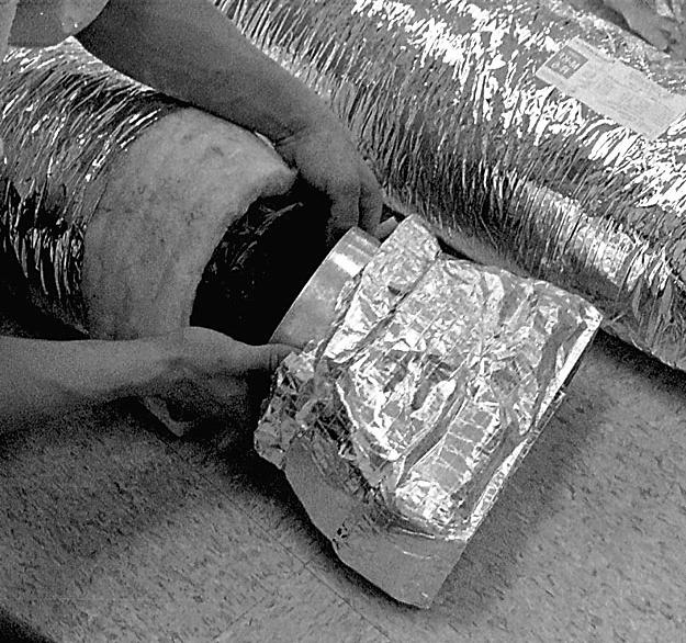 Insulating new ducts Duct trunks are easier to insulate before they re installed. After ducts are installed, hangers and other obstacles can make installing insulation difficult.