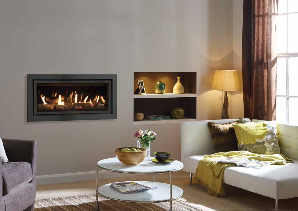 Conventional Flue Studio Fuel Effects The fuel effects in each Studio fire are designed to create a stunning centrepiece, whether you choose the traditional ambience of