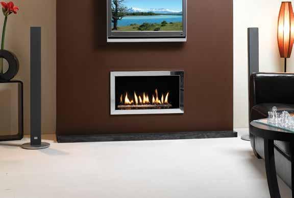BALANCED FLUE NATURAL GAS LPG GAS WHITE STONES GLASS BEADS BLACK STEEL POLISHED BLACK GRANITE standard REMOTE Studio 1 Open Fronted Conventional Flue X 25% 1.