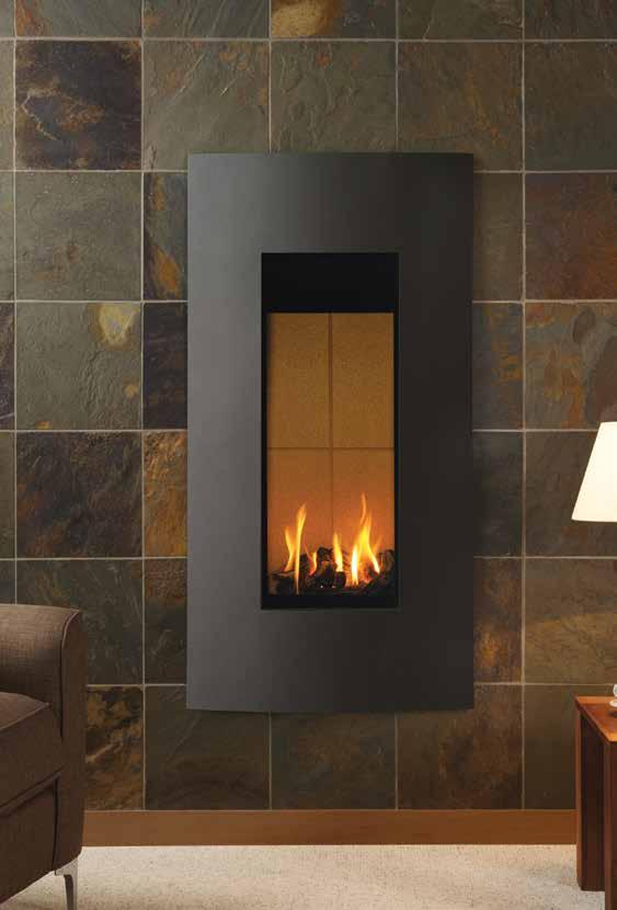 Log-effect All Balanced flue Studio fires are available with a highly realistic, hand painted