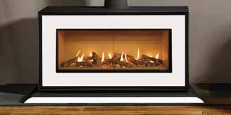These stunning frame options have all been designed specifically to complement this contemporary fire range and offer you a spectrum of different styling