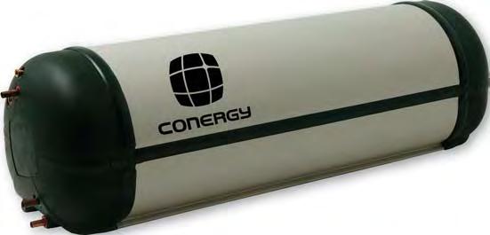 The TS Plus stainless steel tank is Conergy's premium TS tank model and is