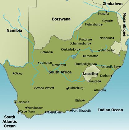 South Africa Snapshot Population: 50,59 million (2011 mid year estimate) Johannesburg major areas population City of Johannesburg 3,6 million East rand/ekurhuleni - 3,1 million Pretoria 1,4 million