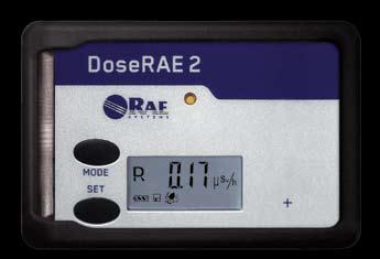 The real-time radiation dose rate monitoring allows immediate reaction in case of radiation occurrences and thus reduces the radiation exposure.